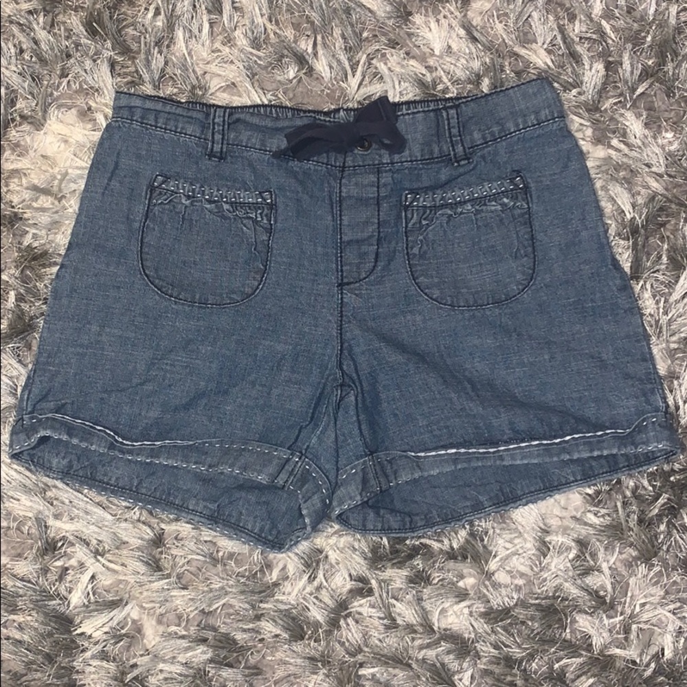 Girls soft jean shorts